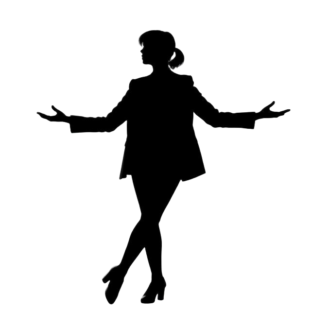 Leader with open arms